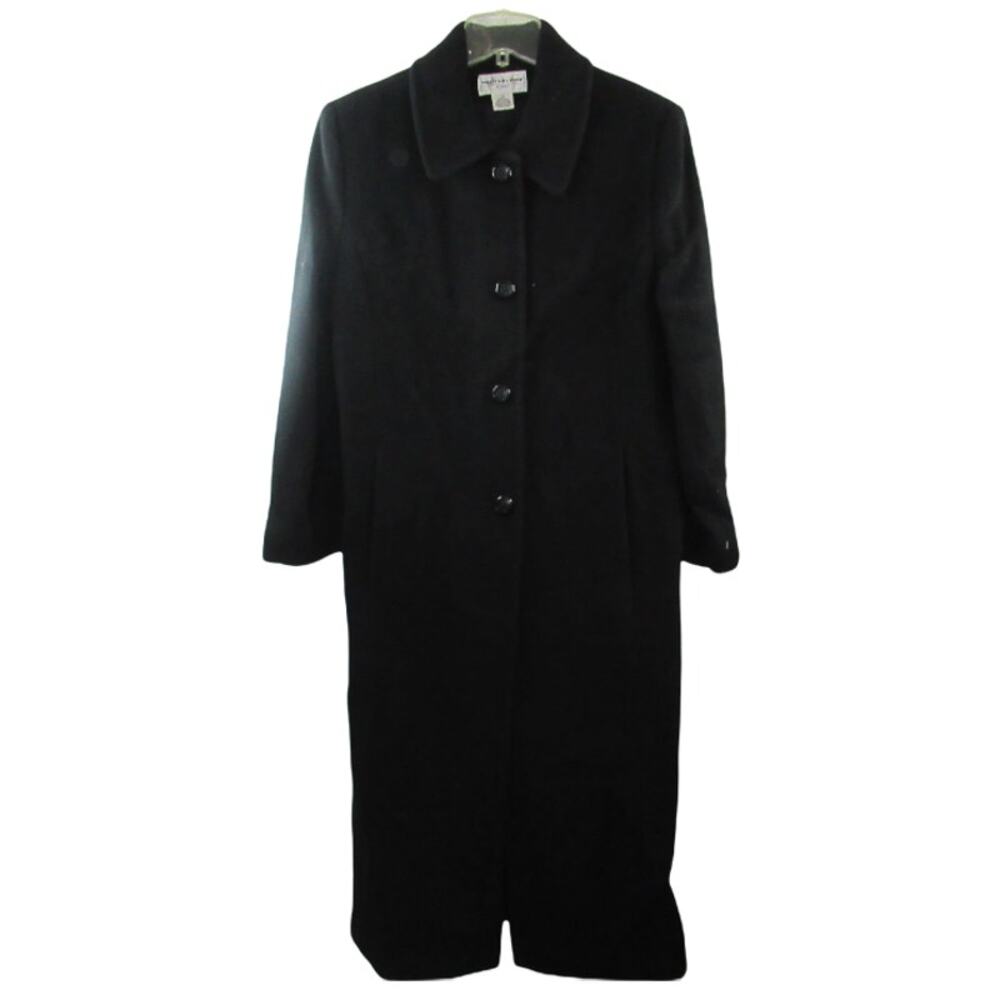 Preston & York Petites Black long coat NWT